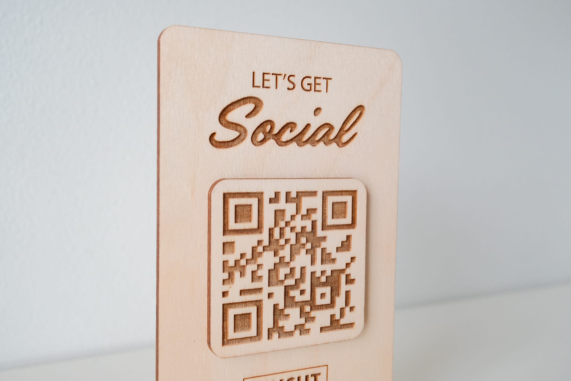 3 mm paksu teline + 3 mm paksu QR-koodi